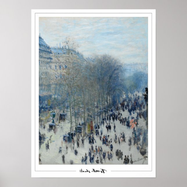 Claude Monet Zedign Art Poster #3 (Framsidan)