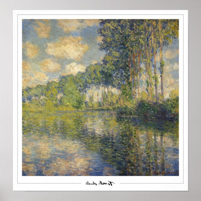 Claude Monet Zedign Art Poster #38 (Framsidan)