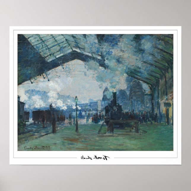 Claude Monet Zedign Art Poster #42 (Framsidan)
