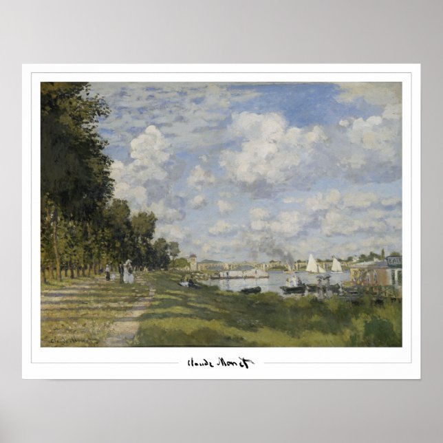 Claude Monet Zedign Art Poster #48 (Framsidan)