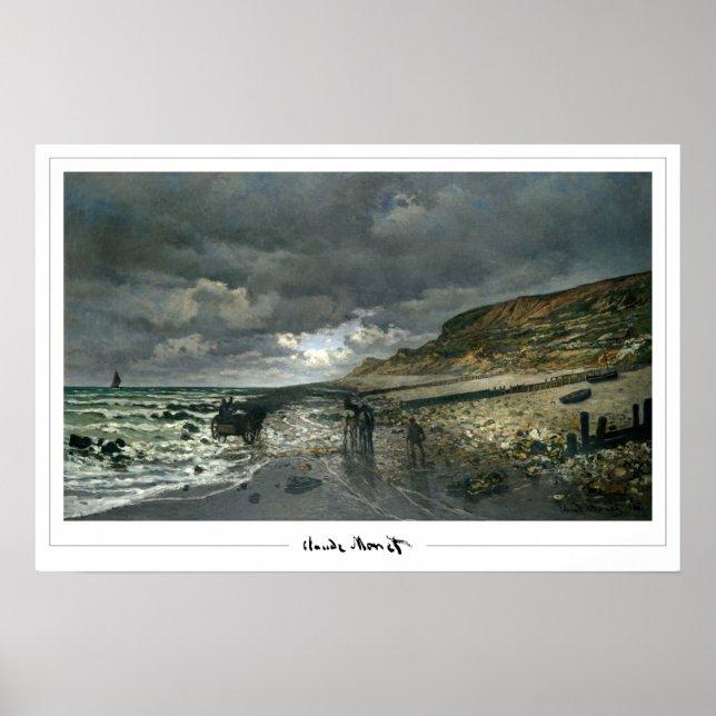 Claude Monet Zedign Art Poster #51 (Framsidan)