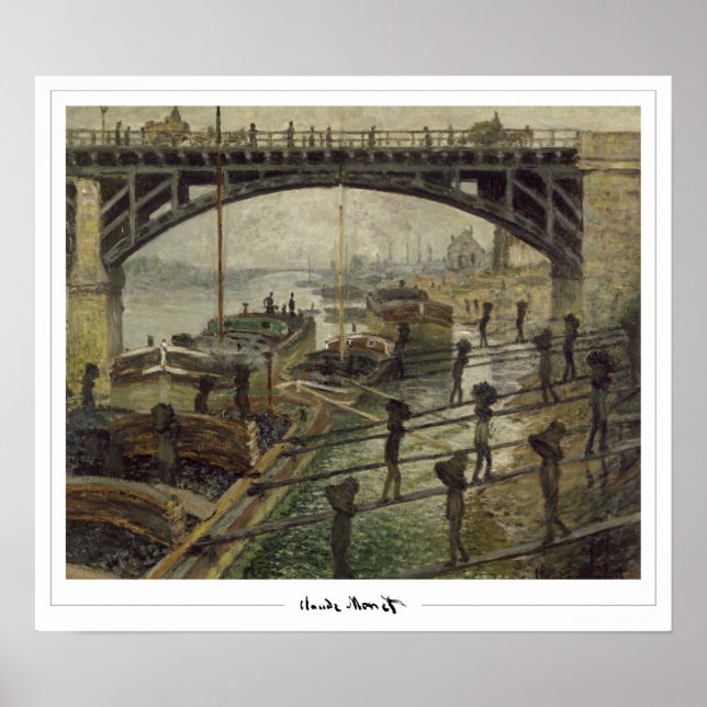 Claude Monet Zedign Art Poster #6 (Framsidan)