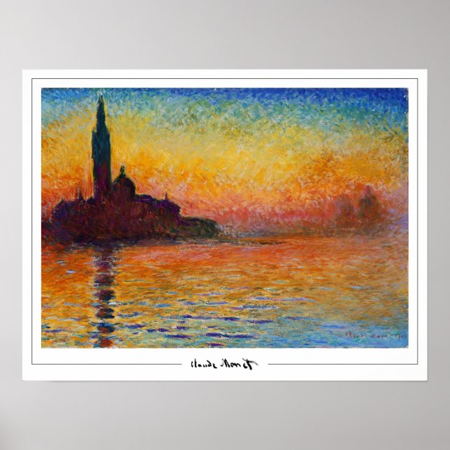 Claude Monet Zedign Art Poster #658-2 (Framsidan)