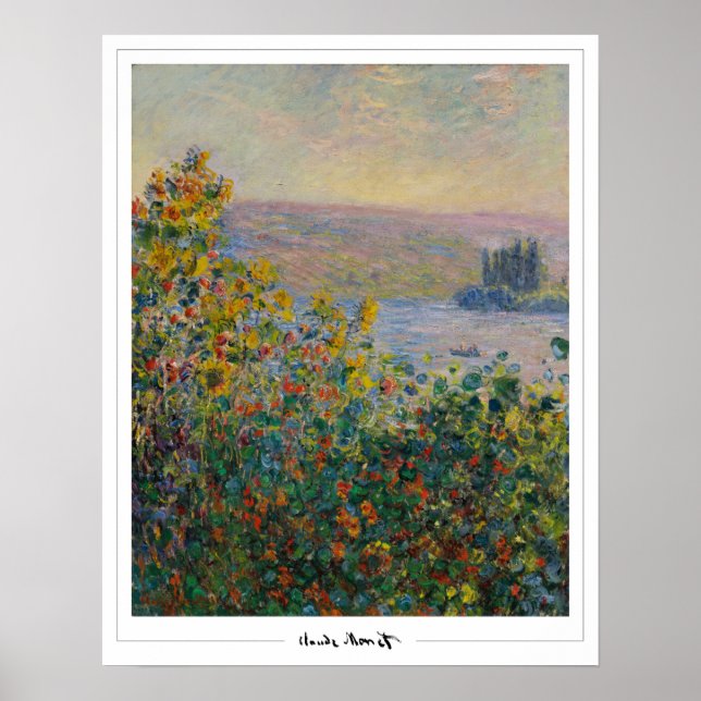Claude Monet Zedign Art Poster #8-2 (Framsidan)