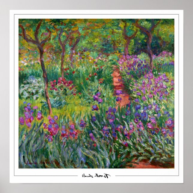 Claude Monet Zedign Art Poster nr 141-2 (Framsidan)