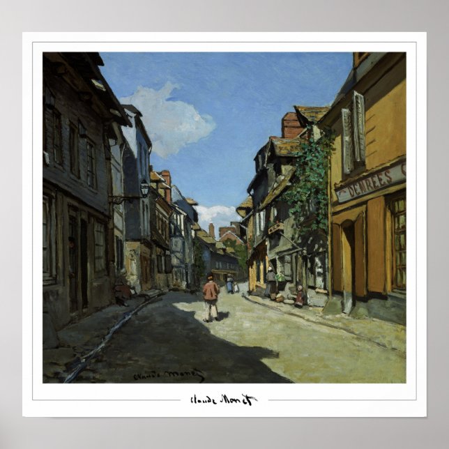 Claude Monet Zedign Art Poster nr 15 (Framsidan)