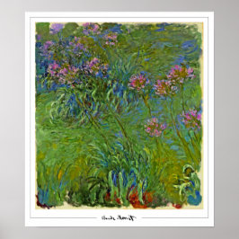 Claude Monet Zedign Art Poster nr 158