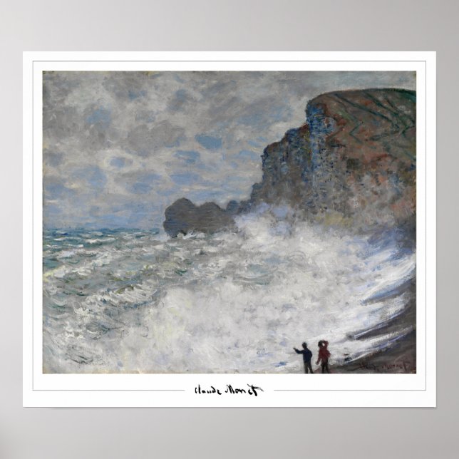 Claude Monet Zedign Art Poster nr 16 (Framsidan)