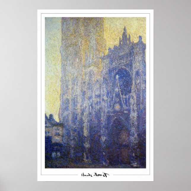 Claude Monet Zedign Art Poster nr 170-2 (Framsidan)