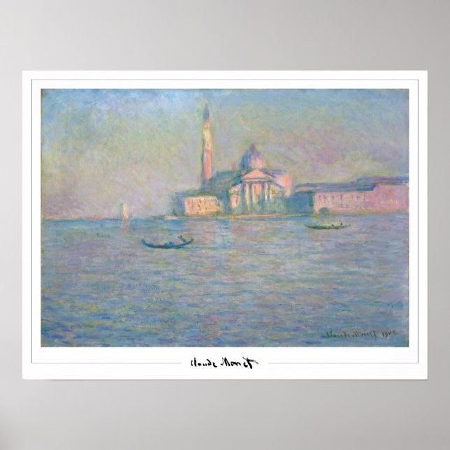 Claude Monet Zedign Art Poster nr 19 (Framsidan)