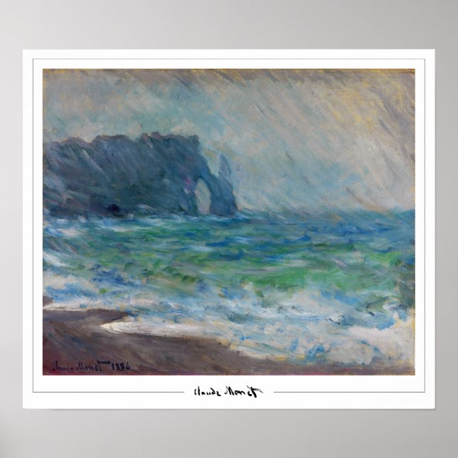 Claude Monet Zedign Art Poster nr 22 (Framsidan)