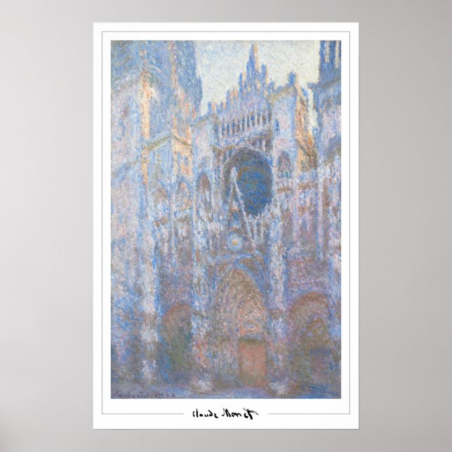 Claude Monet Zedign Art Poster nr 270 (Framsidan)