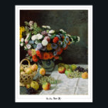 Claude Monet Zedign Art Poster nr 32-2<br><div class="desc">Claude Monet #32-2 (still Life with Flowers and Fruit) art och namnteckning poster av Zedign House. Om du vill ha mer bilder och design från Claude Monet - Paintings & Teckning Vol 2 kan du gå till https://books.zedign.com/zas/3.html</div>