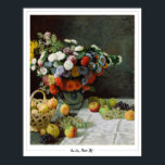 Claude Monet Zedign Art Poster nr 32-2<br><div class="desc">Claude Monet #32-2 (still Life with Flowers and Fruit) art och namnteckning poster av Zedign House. Om du vill ha mer bilder och design från Claude Monet - Paintings & Teckning Vol 2 kan du gå till https://books.zedign.com/zas/3.html</div>