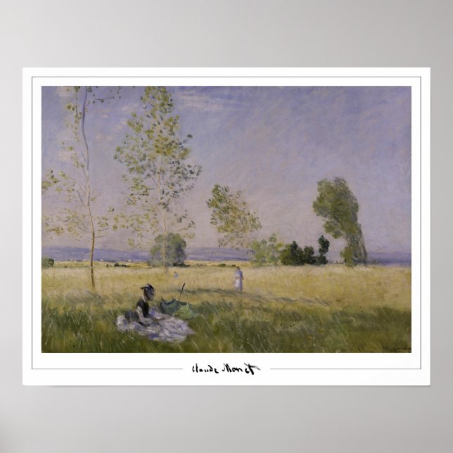 Claude Monet Zedign Art Poster nr 35 (Framsidan)
