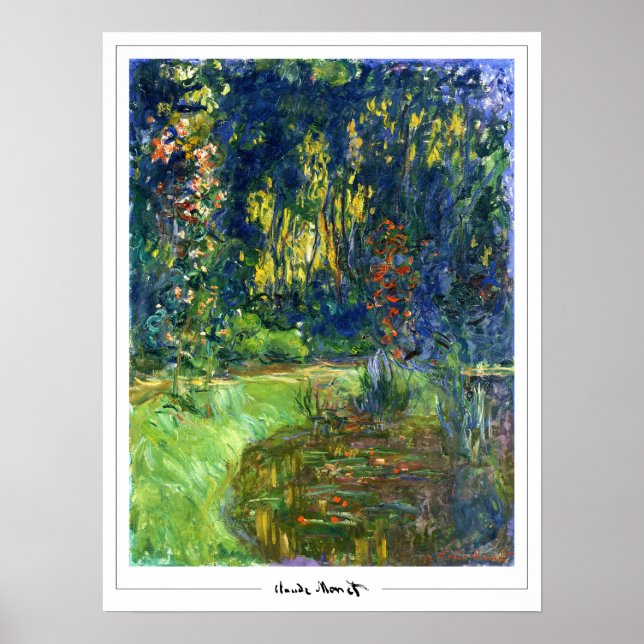 Claude Monet Zedign Art Poster nr 398 (Framsidan)