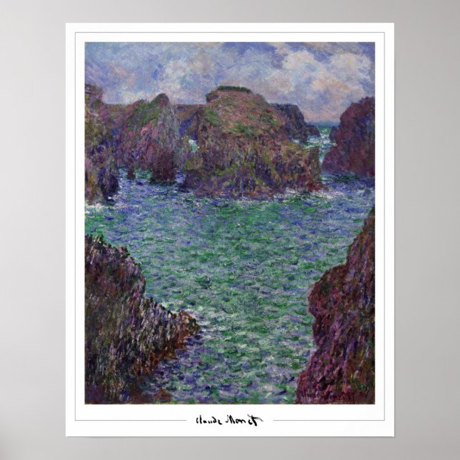 Claude Monet Zedign Art Poster nr 41 (Framsidan)