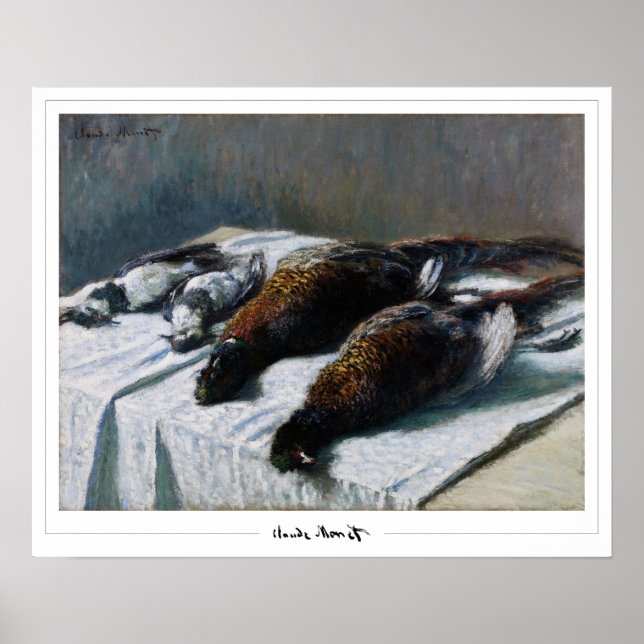 Claude Monet Zedign Art Poster nr 44-2 (Framsidan)