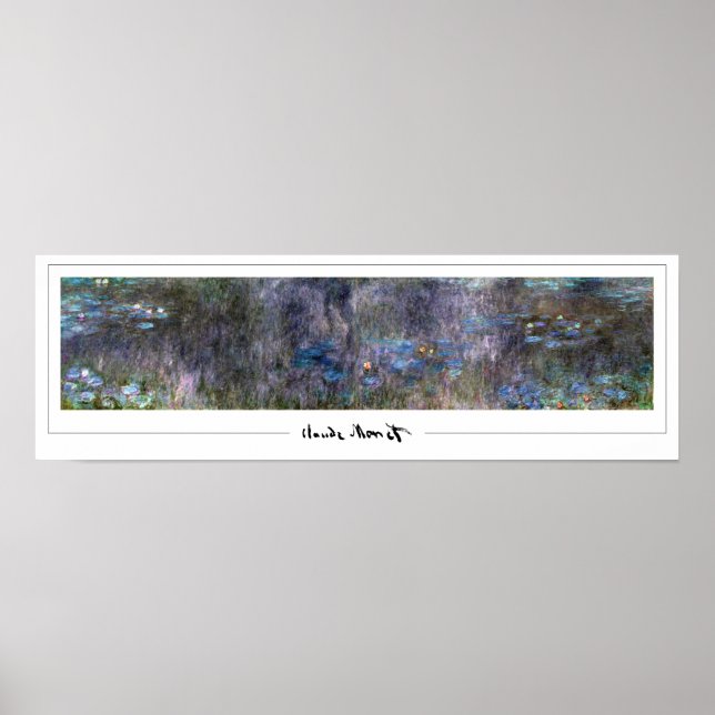 Claude Monet Zedign Art Poster nr 503 (Framsidan)