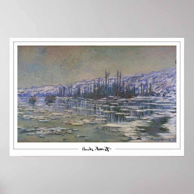 Claude Monet Zedign Art Poster nr 55 (Framsidan)