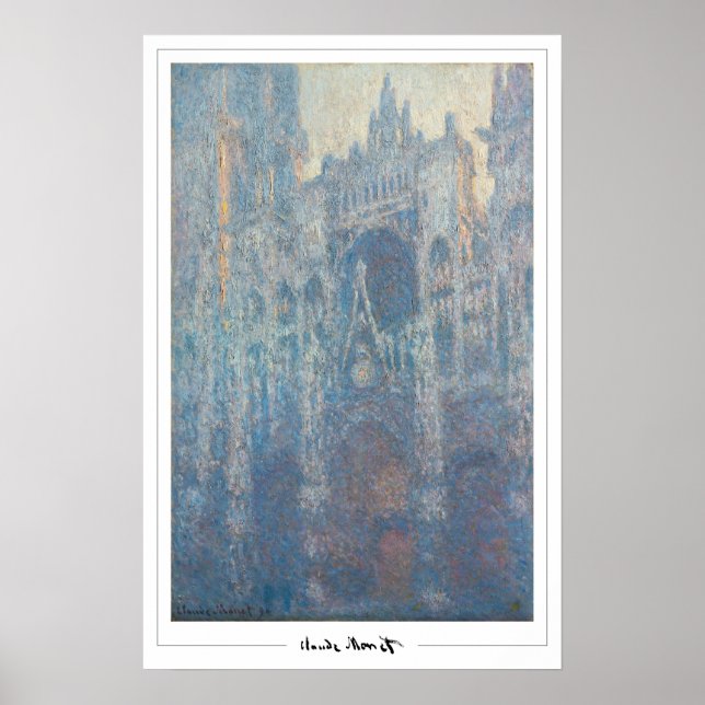 Claude Monet Zedign Art Poster nr 75 (Framsidan)