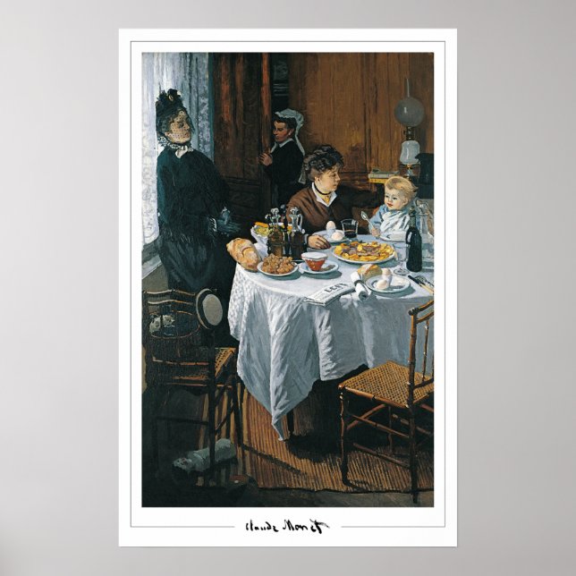 Claude Monet Zedign Art Poster nr 9-2 (Framsidan)