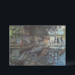 Claude Monets badare i La Grenouillère<br><div class="desc">Bröderna i La Grenouillère (1869) av Claude Monet är en vintage konstmålning med bra som ger en populär boations- och badanläggning med flytande café på floden Seine nära Bougival till Paris väster. Under sommaren 1869 bodde Monet nära La Grenouillère med Camille och deras son. Om konstnären: Claude Monet (1840-1926) var...</div>