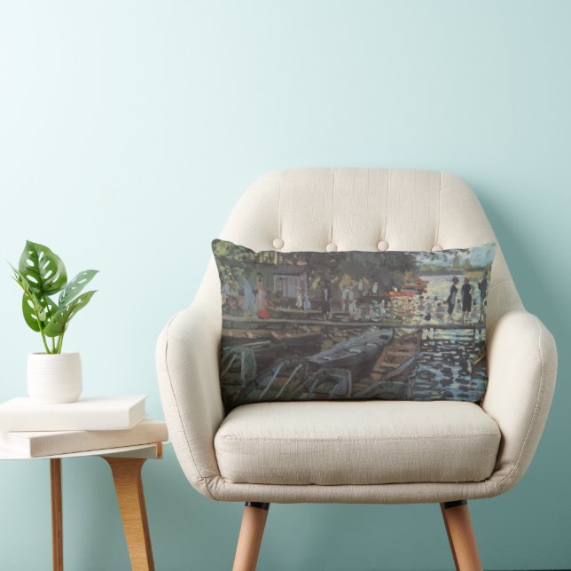 Claude Monets badare i La Grenouillère Lumbarkudde (Stol)