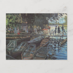 Claude Monets badare i La Grenouillère Vykort