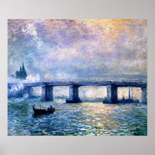Claude Monets charing Kor Bridge (1903) Poster