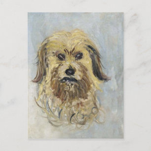 Claude Monets chef för Hund Vykort
