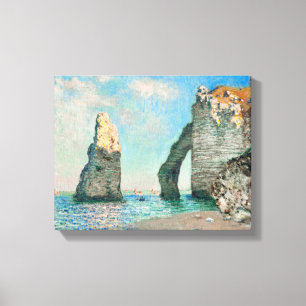 Claude Monets Étretat Cliffs Canvastryck