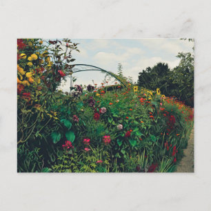 Claude Monets Garden Vykort