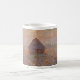 Claude Monets Grainstack, Sol i Mist (1891) Kaffemugg