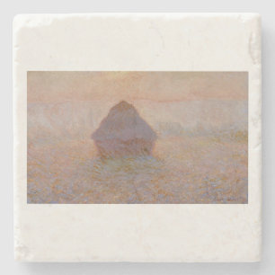 Claude Monets Grainstack, Sol i Mist (1891) Stenunderlägg