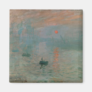 Claude Monets Impression Sunrise (soleillevant) Magnet