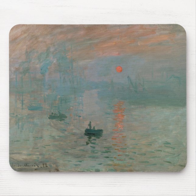 Claude Monets Impression Sunrise (soleillevant) Musmatta (Framsidan)