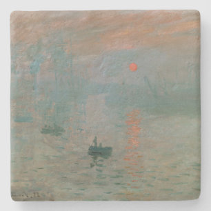 Claude Monets Impression Sunrise (soleillevant) Stenunderlägg