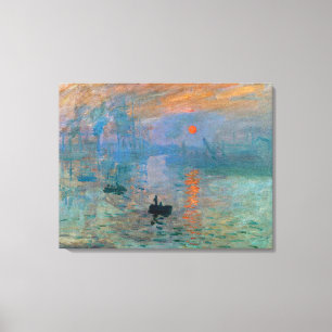 Claude Monets intryck Soluppgång Canvastryck