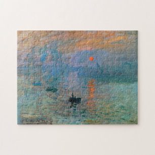 Claude Monets intryck Soluppgång Pussel