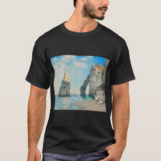 Claude Monets Klipporna vid Etretat (1885) berömd T Shirt