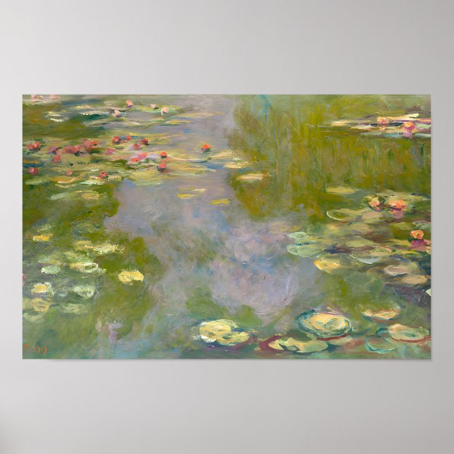 Claude Monets konststil Poster (Framsidan)