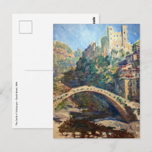 Claude Monets konstverk - Slottet Dolceacqua Vykort