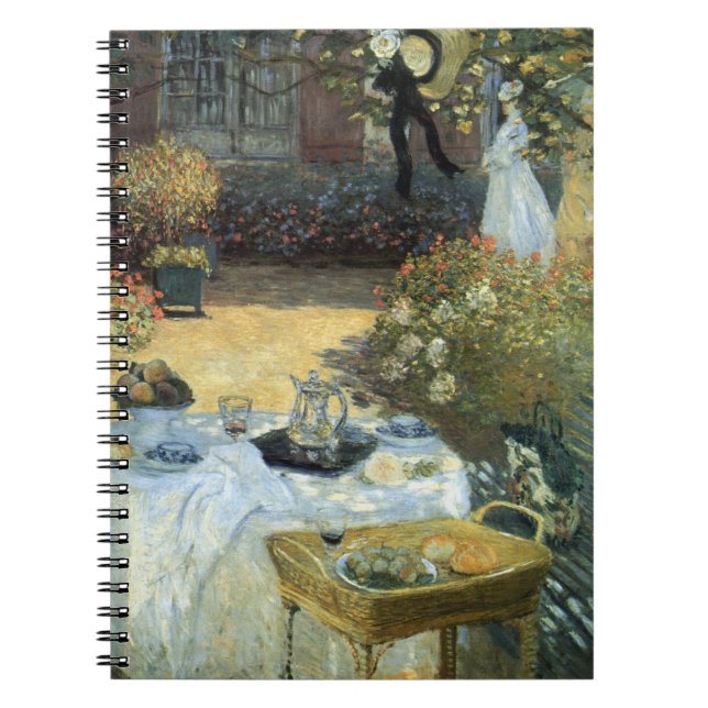 Claude Monets lejon, Vintage Impressionism Anteckningsbok (Framsidan)