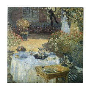 Claude Monets lejon, Vintage Impressionism Kakelplatta