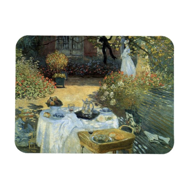 Claude Monets lejon, Vintage Impressionism Magnet (Horisontell)