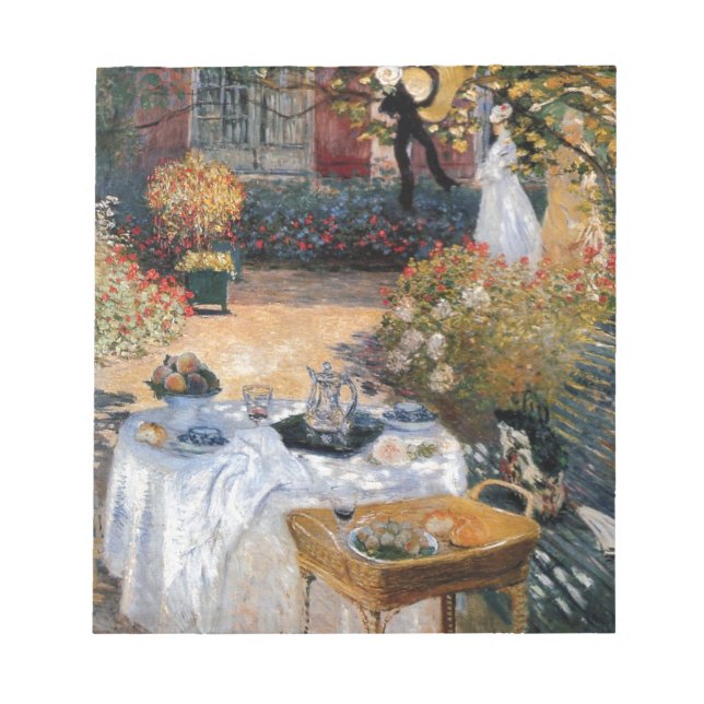 Claude Monets luncheon Anteckningsblock (Framsida)