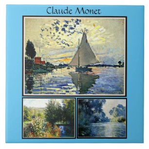 Claude Monets målningar av berömden Kakelplatta
