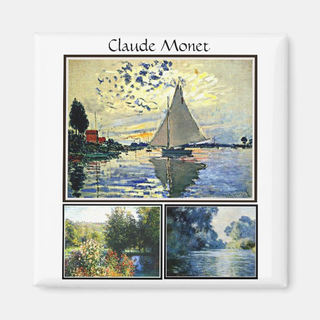 Claude Monets målningar av berömden Magnet (Framsidan)