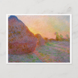 Claude Monets Meules Haystack Vykort